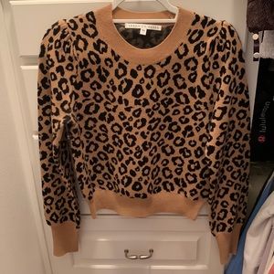 Never worn Veronica beard leopard sweater